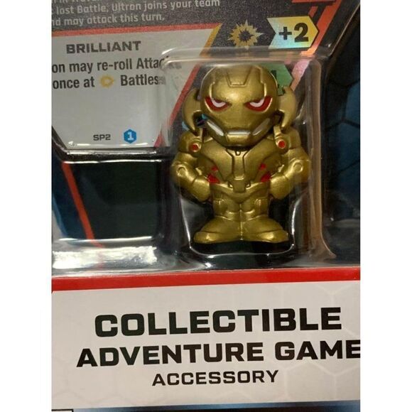 Funko Marvel Battleworld: Series 1 Travel Portal Gold Ultron Collectible Toy New - Picture 8 of 9